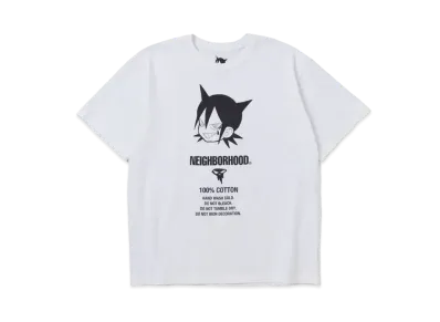 NEIGHBORHOOD NH x Jun Inagawa . Tee SS-3 "White" 231PCJIN-ST03S