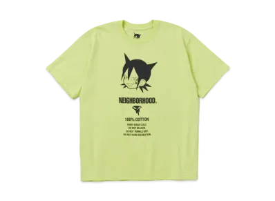 NEIGHBORHOOD NH x Jun Inagawa . Tee SS-3 "Neon Yellow"
