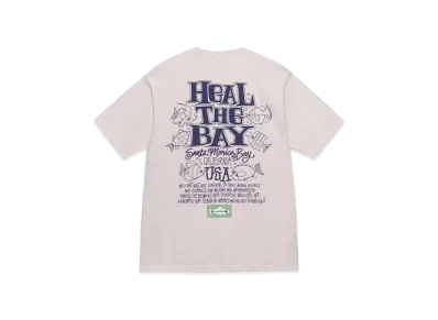 Stussy x Heal the Bay Ocean Pigment Dyed Tee "Blush"
