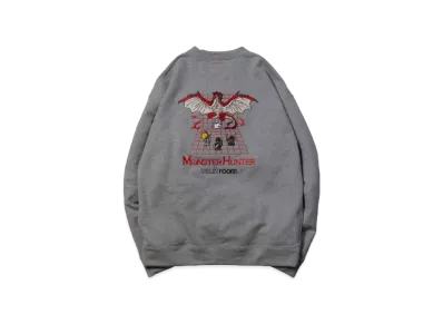 VAULTROOM x Monster Hunter Rathalos Crewneck Sweatshirt "Grey"