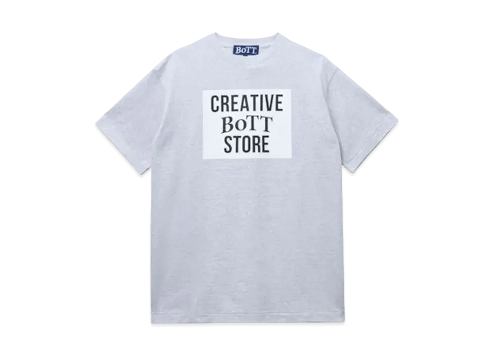 creative drug store Square Logo S/S Tee "Ash"
