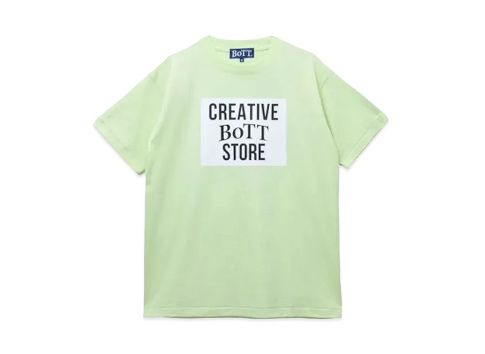 creative drug store Square Logo S/S Tee "Lime"