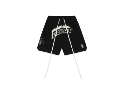 MAYO Forget Me Not Thunder Embroidery Shorts "BLACK"