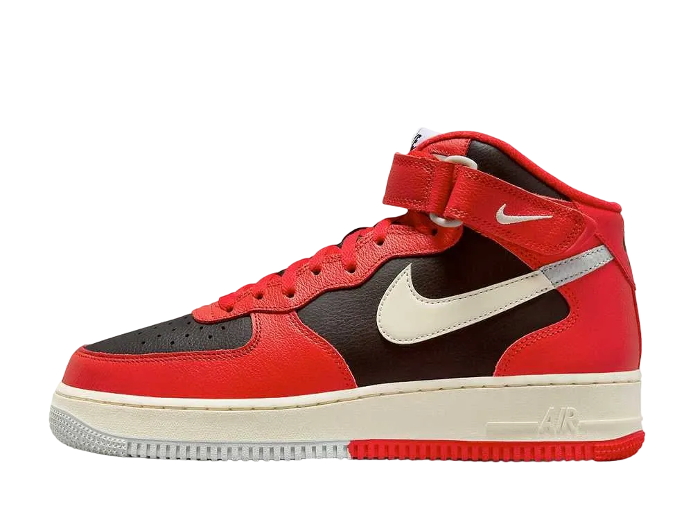 Nike Air Force 1 Mid Split "Black/Red"