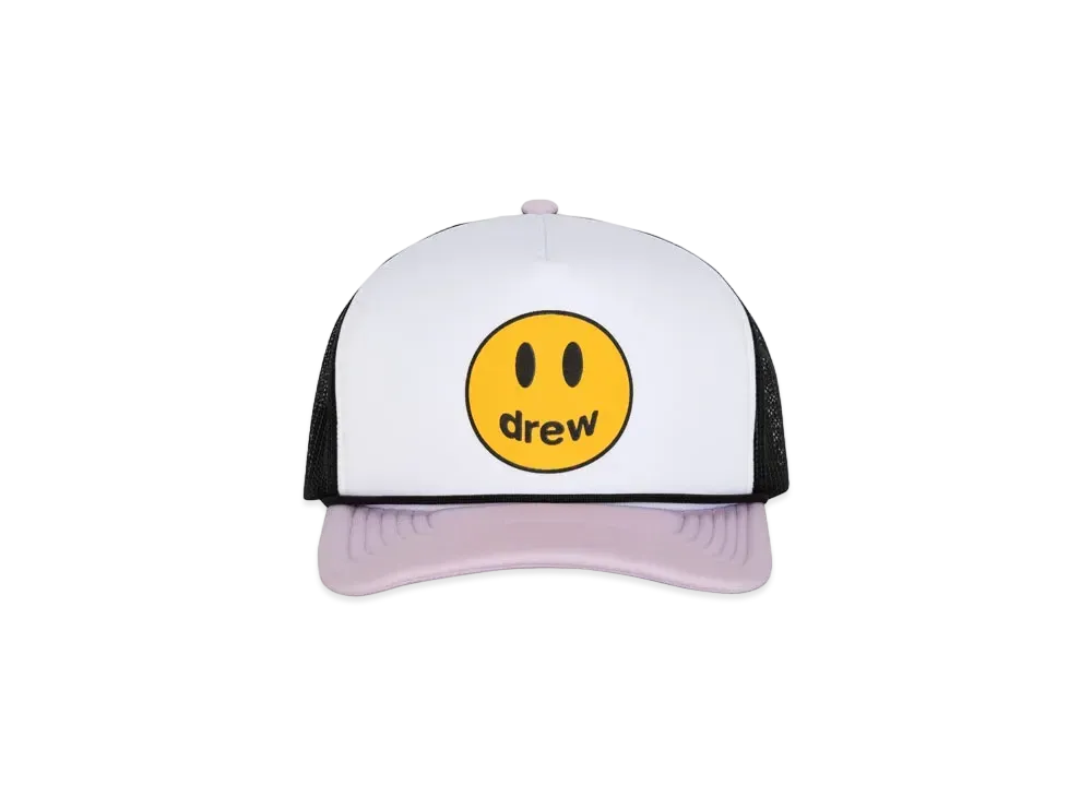 drew house Mascot Trucker Hat "White/Lilac"