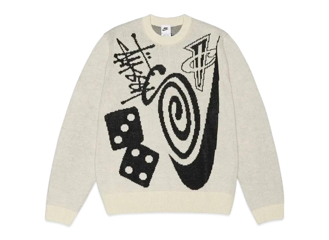 Stussy x Nike Icon Knit Sweater "Natural"