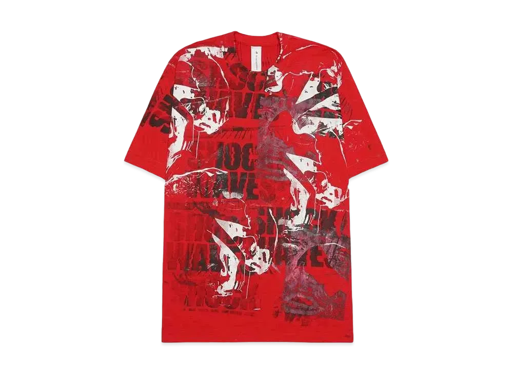 THE INCORPORATED USED SS T-SHIRT "RED" SIZE M
