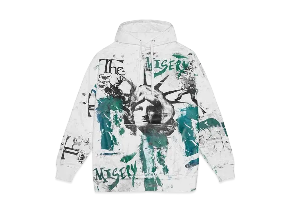 THE INCORPORATED USED HOODY "WHITE" SIZE L