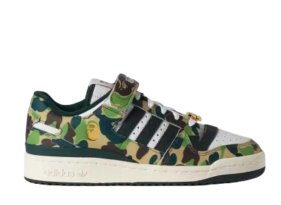 アベイシングエイプ × アディダス フォーラム84 ロー 30th アニバーサリー "グリーン カモ"