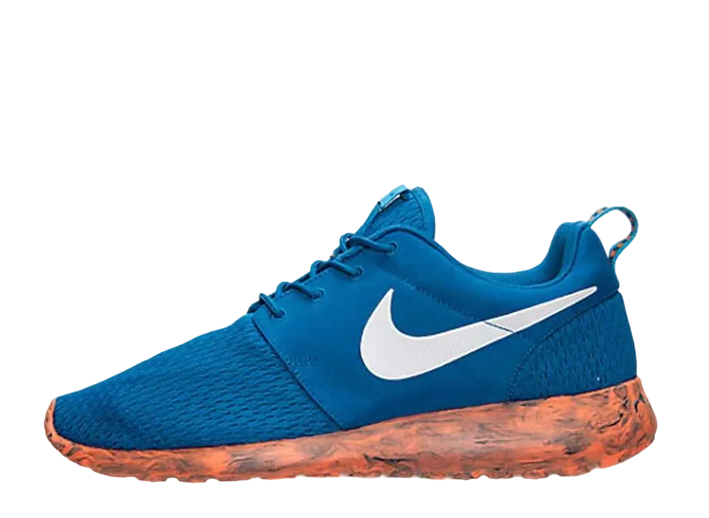 ナイキ ローシ ラン "マーブル ミリタリー ブルー/オレンジ"