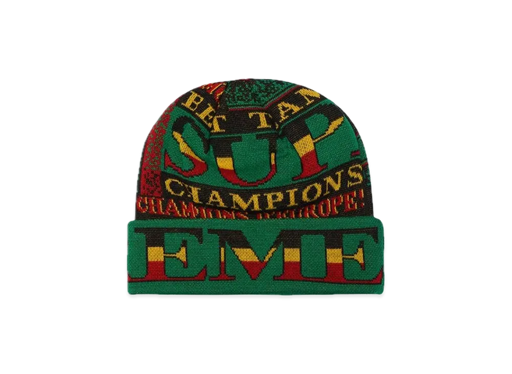 Supreme Scarf Beanie "Green"