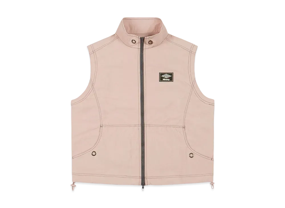 9090 Tech Logo Nylon Vest "Azuki"