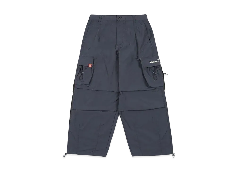 9090 Tech Logo Nylon Cargo Pants "Navy"