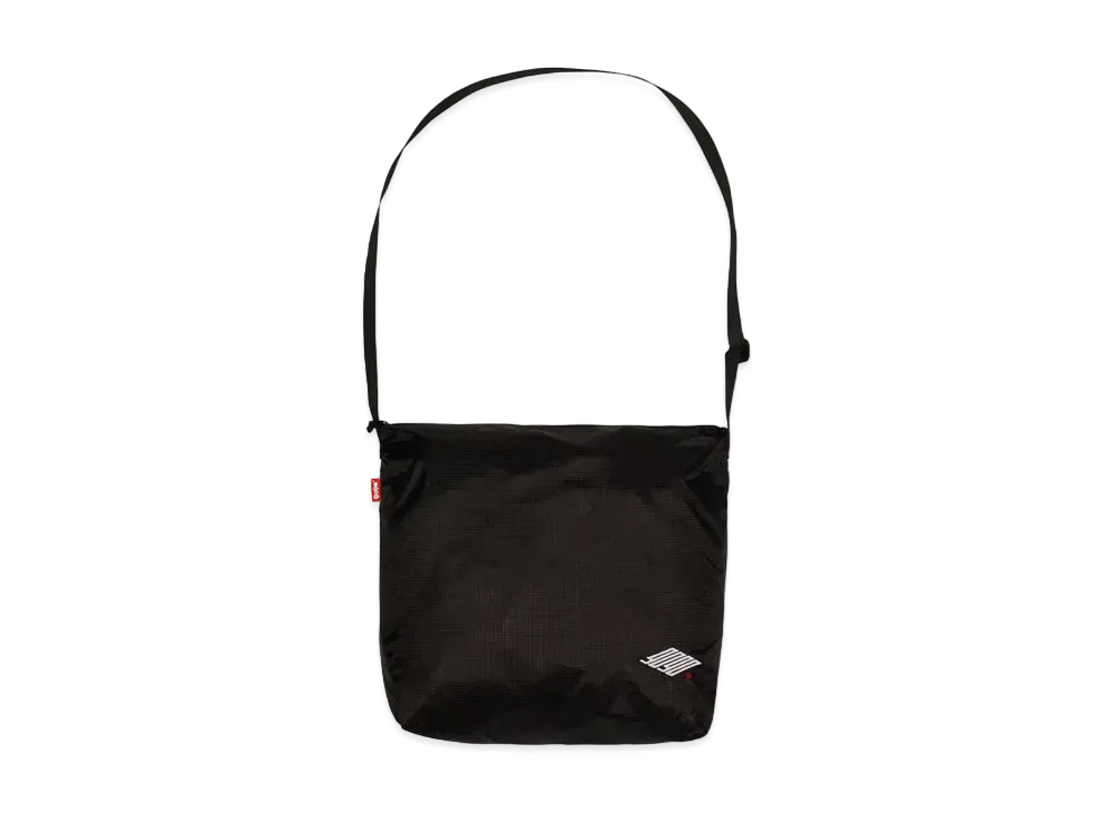 9090 Nylon Shoulder Bag "Black"