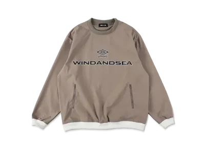 WIND AND SEA x UMBRO Pullover Crew Neck "Gray"