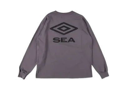 WIND AND SEA x UMBRO L/S Tee "Gray"