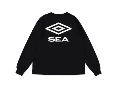 WIND AND SEA x UMBRO L/S Tee "Black"