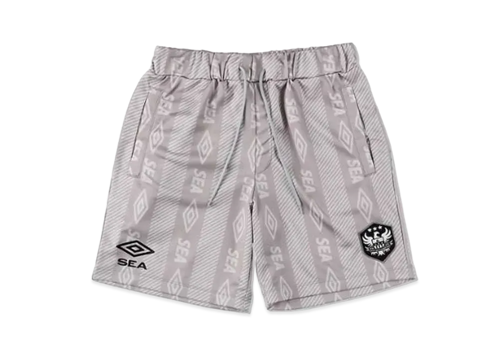 WIND AND SEA x UMBRO Game Shorts "Gray"