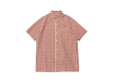 HUMAN MADE Checked BD S/S Shirt "Red"