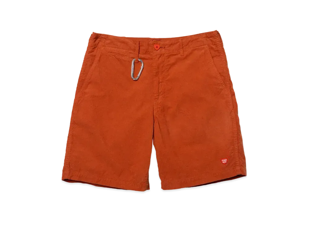 HUMAN MADE Corduroy Shorts "Orange"