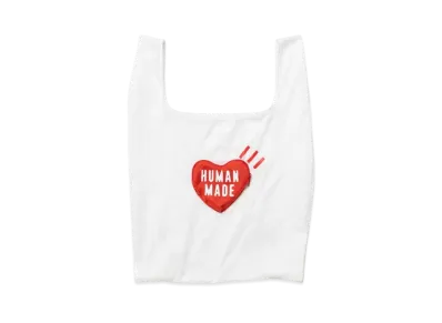 HUMAN MADE Packable Nylon Tote "White"