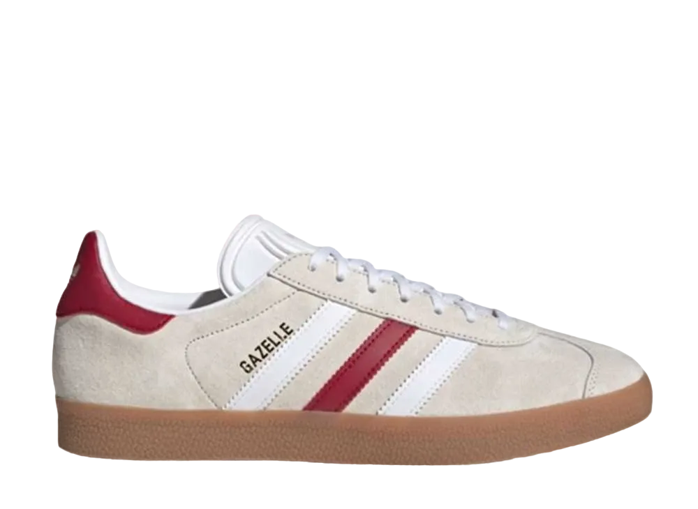 adidas Gazelle "Alumina/College Burgundy"