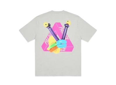 PALACE Tri-Twister T-Shirt "Grey Marl"