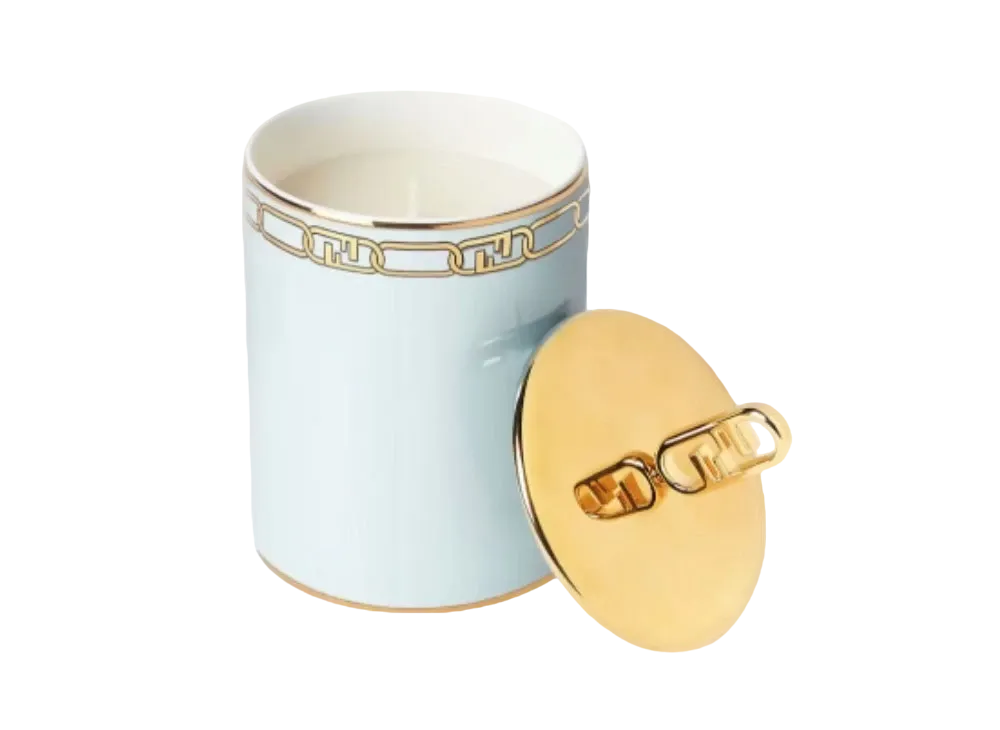 FENDI Fendi Roma Candle Porcelain Candle Large "Light Green"