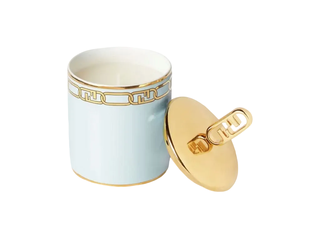 FENDI Fendi Roma Candle Porcelain Candle Small "Light Green"