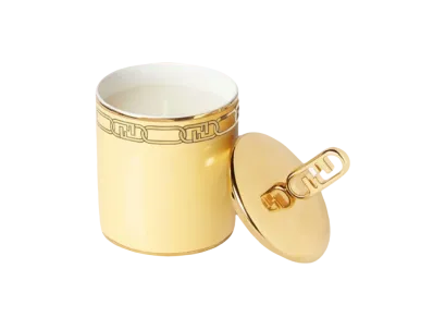 FENDI Fendi Roma Candle Porcelain Candle Small "Yellow"