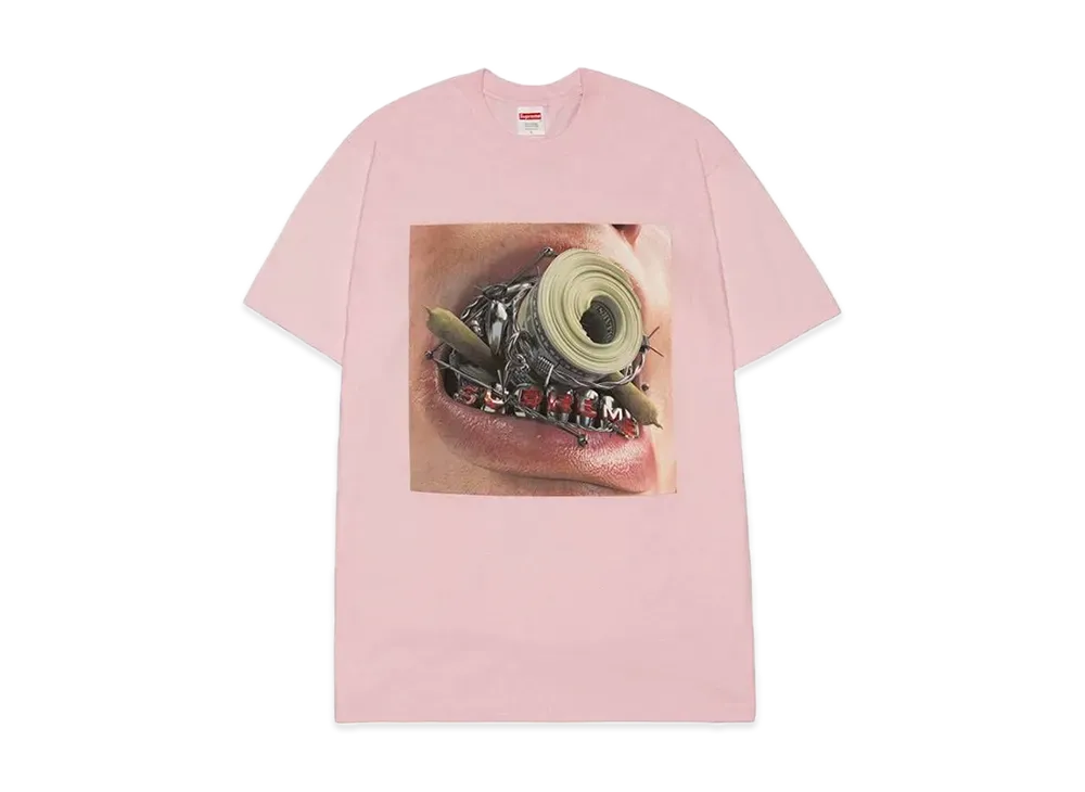 Supreme Braces Tee "Light Pink"
