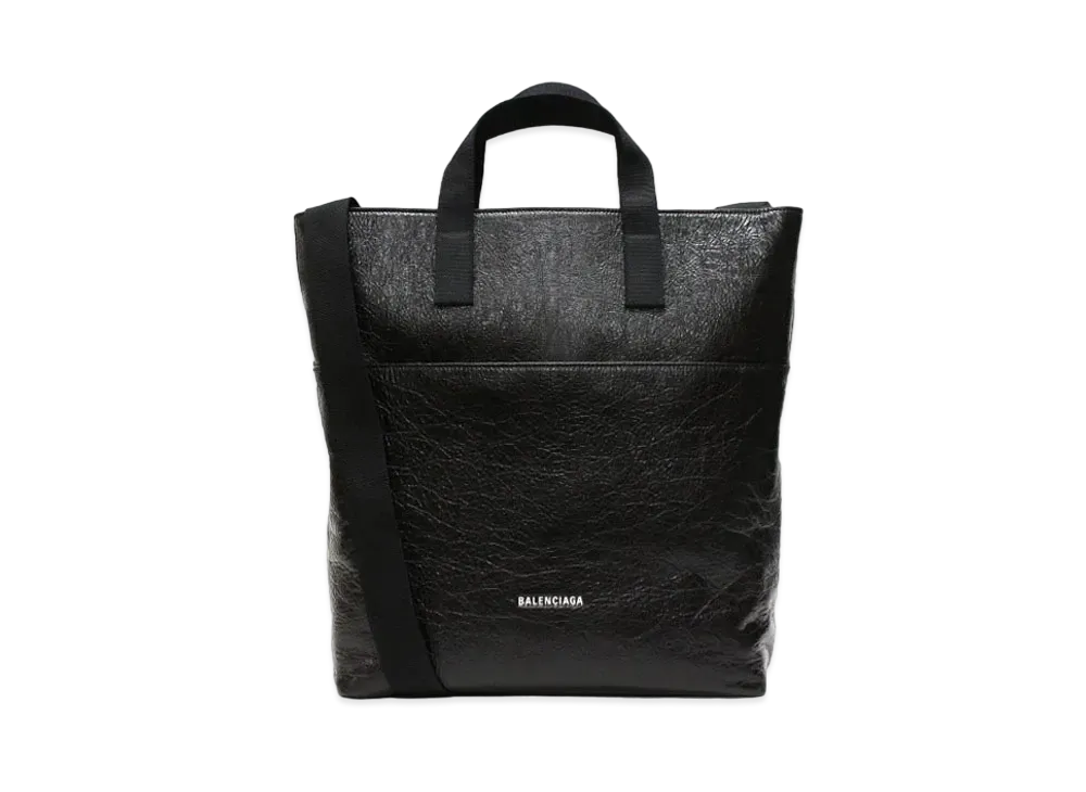 バレンシアガ エクスプローラー ストラップ付きトート "ブラック" 6388041WG9X1000