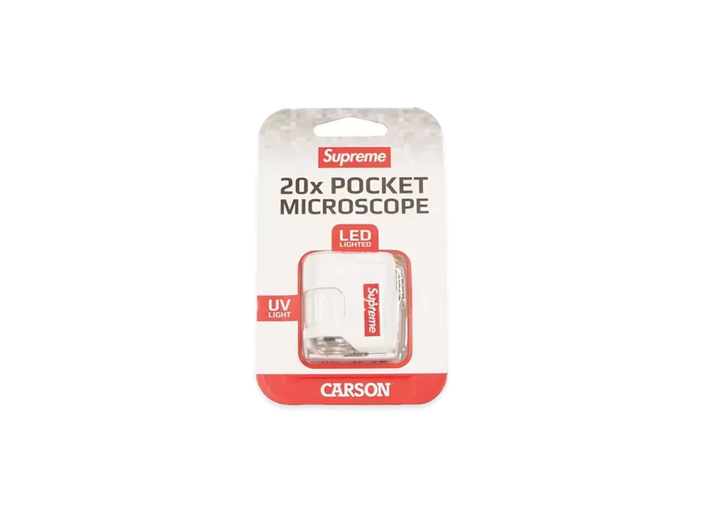 Supreme / Raymay Pocket Microscope Keychain "White"