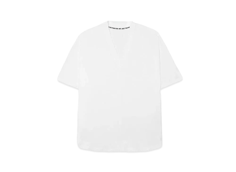 TAIGALIONA ANTI VIRUS V-NECK S/S TEE "WHITE"