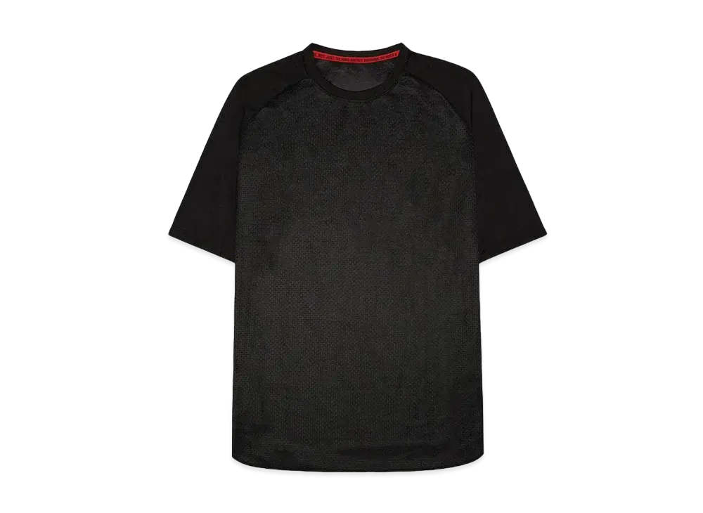 TAIGALIONA MIX MESH S/S TEE "BLACK"