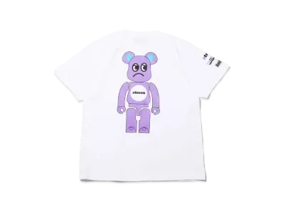 atmos x BE@RBRICK x BADMOOD S/S Tee 23SU-S "White"