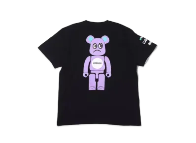 atmos x BE@RBRICK x BADMOOD S/S Tee 23SU-S "Black"