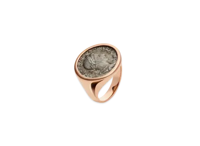 BVLGARI Monete Ring Antique Coin "Pink Gold"