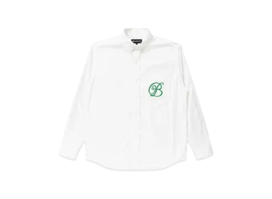 Black Eye Patch B Emblem Shirt "White"