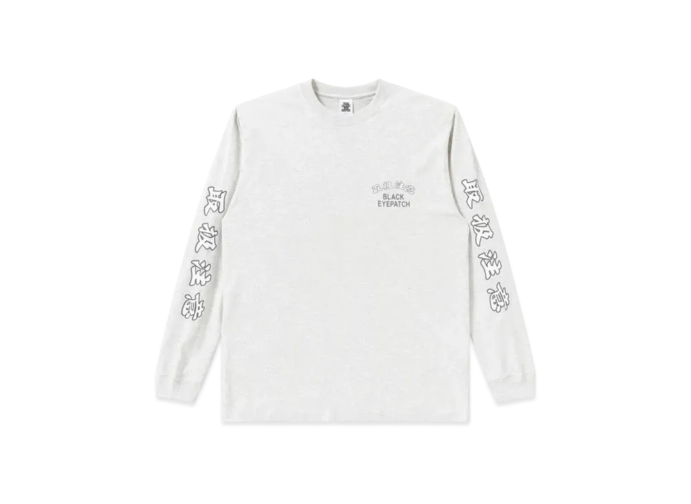 ブラックアイパッチ ハンドル ウィズ ケア L/S Tシャツ "アッシュ"