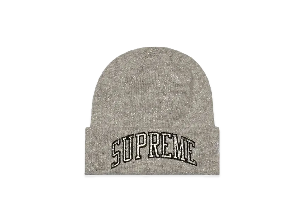 Supreme New Era Metallic Arc Beanie "Grey "