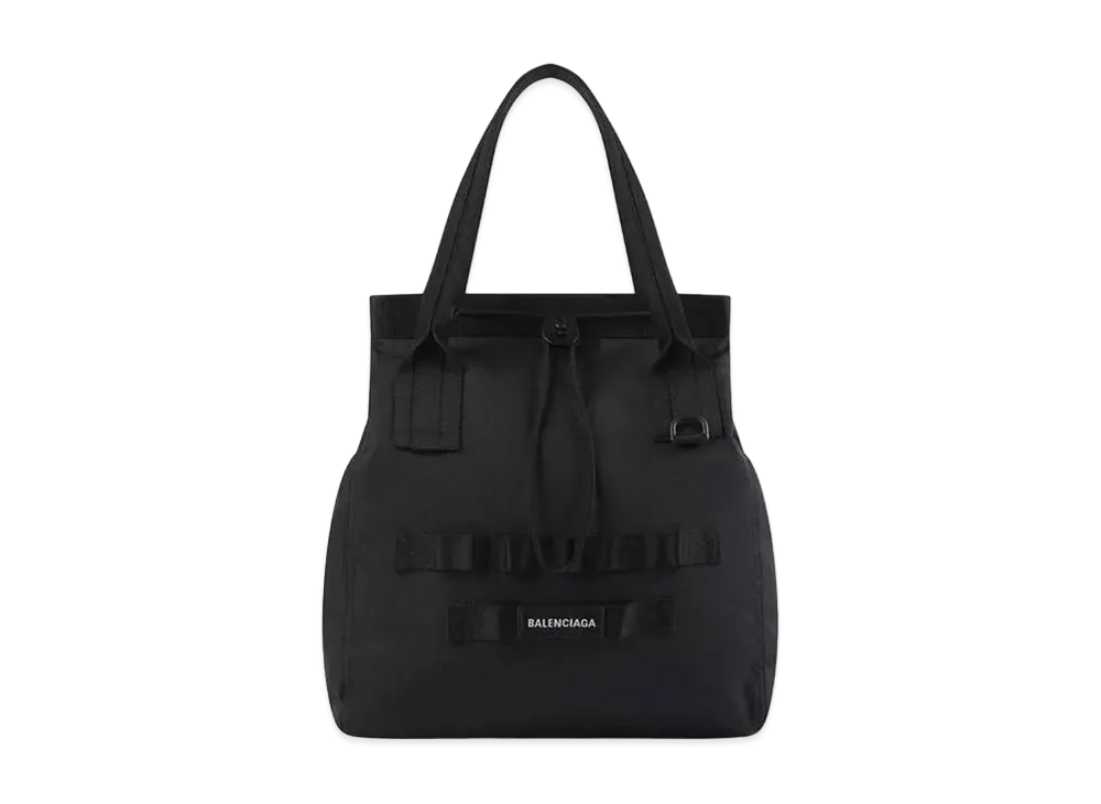 BALENCIAGA Army Medium Tote Bag In Recycled Nylon "Black"