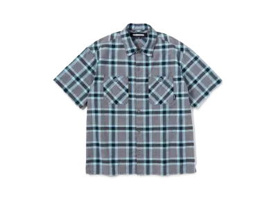 NEIGHBORHOOD Neoncheck Shirt SS "Blue"