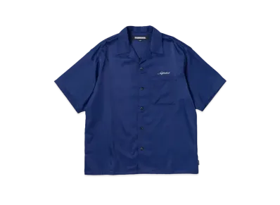 NEIGHBORHOOD Solid-Color Hawaiian Shirt SS "Navy"