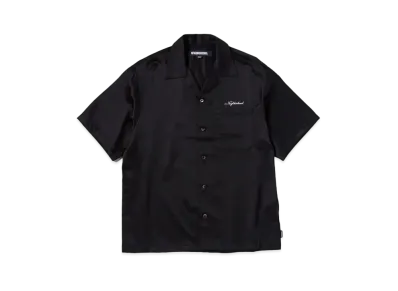 NEIGHBORHOOD Solid-Color Hawaiian Shirt SS "Black"