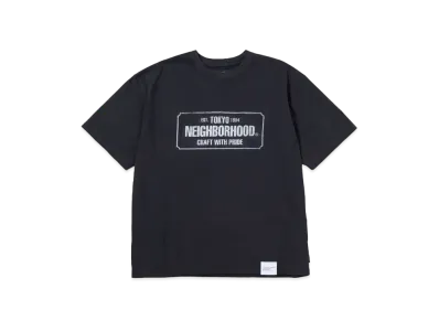 NEIGHBORHOOD Sulfur Dye Crewneck SS "Black"