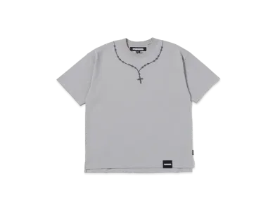 NEIGHBORHOOD Cross Embroidery Crewneck SS "Gray"