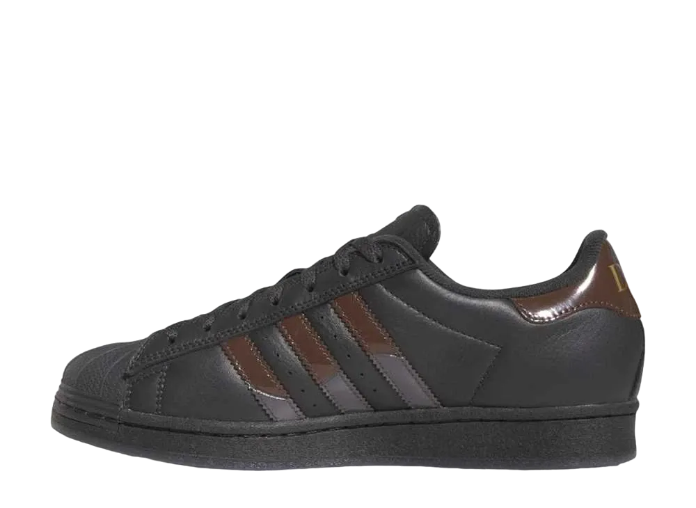 Dime × adidas Superstar ADV "Carbon/Grey Five/ Brown"