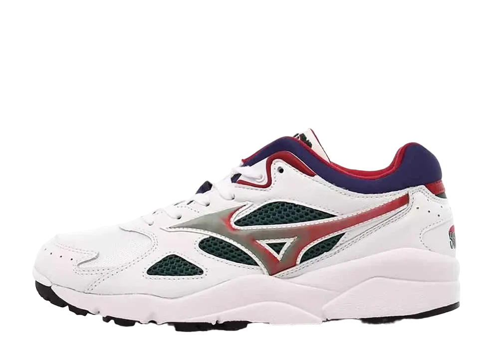 ケアフリー × ミズノ スカイメダル "ホワイト/グリーン レッド"