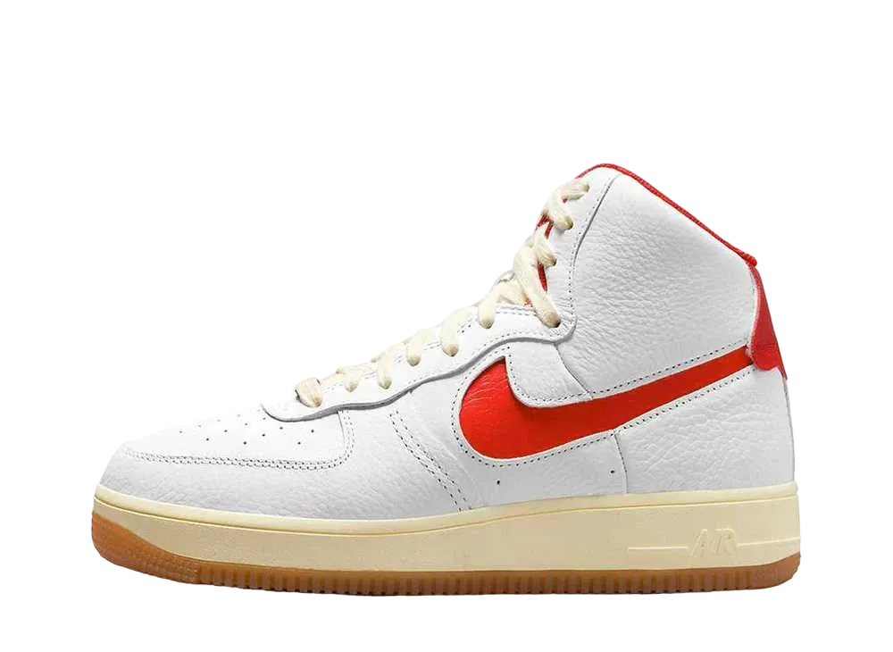 ナイキ ウィメンズ エアフォース1 ハイ スカルプト "ホワイト/レッド"
